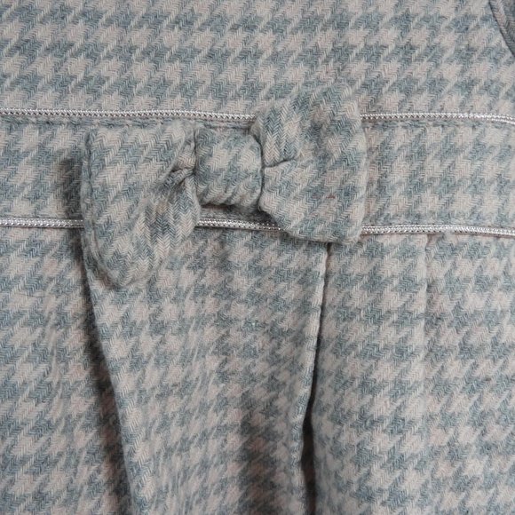 C740 Jillian's Closet Gray and Pink Houndstooth Coat and Dress - Picture 8 of 14